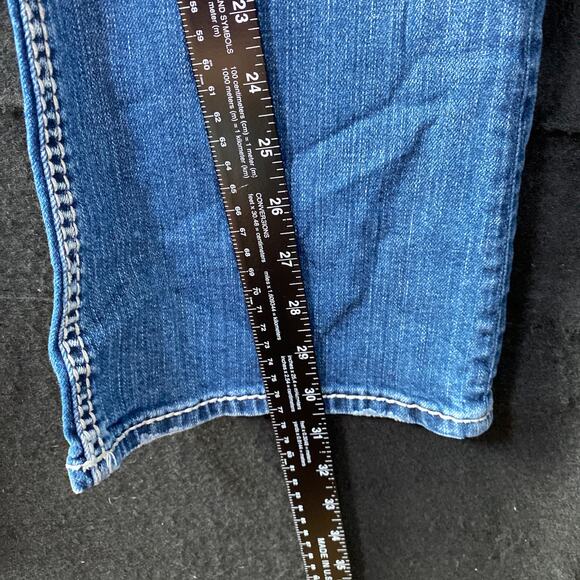 Silver Womens Jeans Blue Denim Suki Surplus Embroidered Stretch 29x32 (30x30.5) - Picture 7 of 10